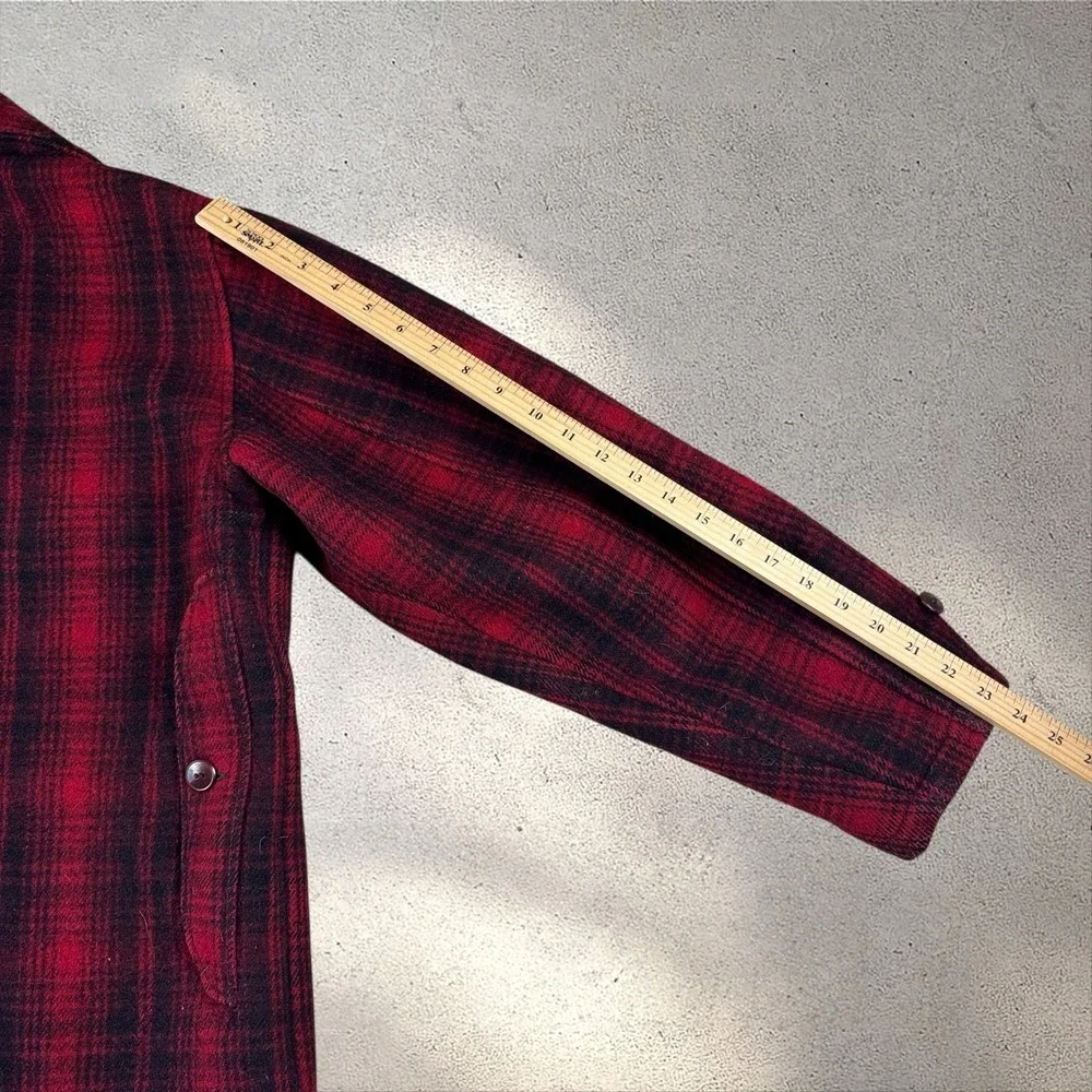 Vintage 40s/50s Woolrich Mackinaw Jacket Sz 40 503 Buffalo Plaid Great‎ Shape